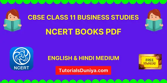 CBSE Class 11 Business Studies NCERT Book pdf 2023-24