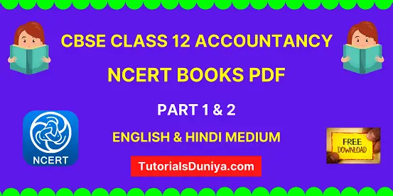 CBSE ncert Accountancy Book Class 12 pdf Download 2022-23
