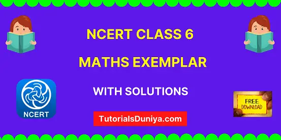NCERT Exemplar Class 6 Maths with solutions book pdf