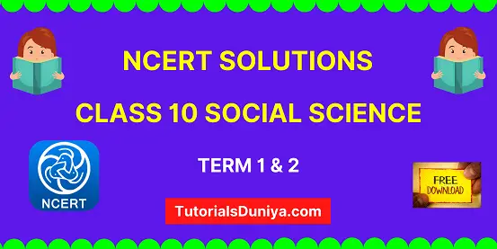 NCERT Solutions for Class 10 Social Science pdf 2023-24