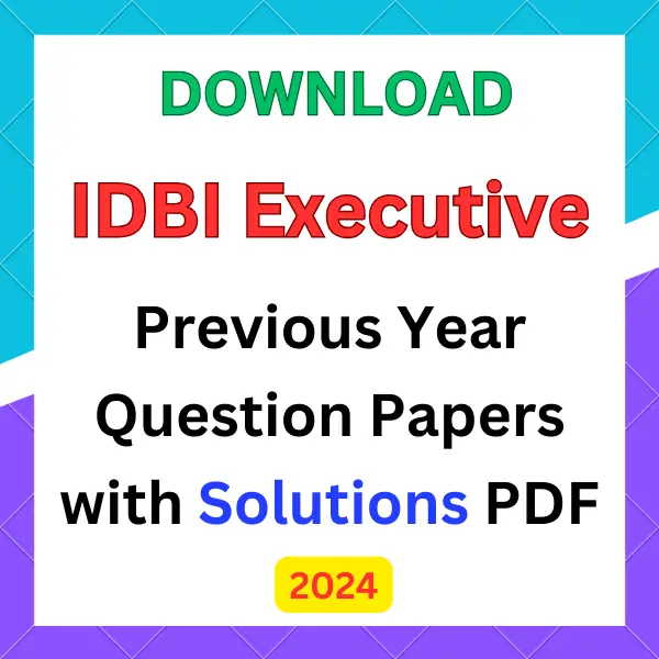 IDBI executive previous year papers