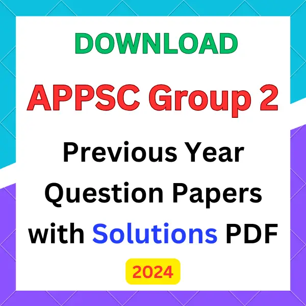 APPSC Group 2 previous year question papers pdf with answers