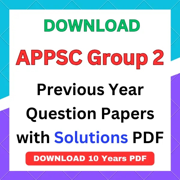 APPSC Group 2 previous year question papers pdf with answers