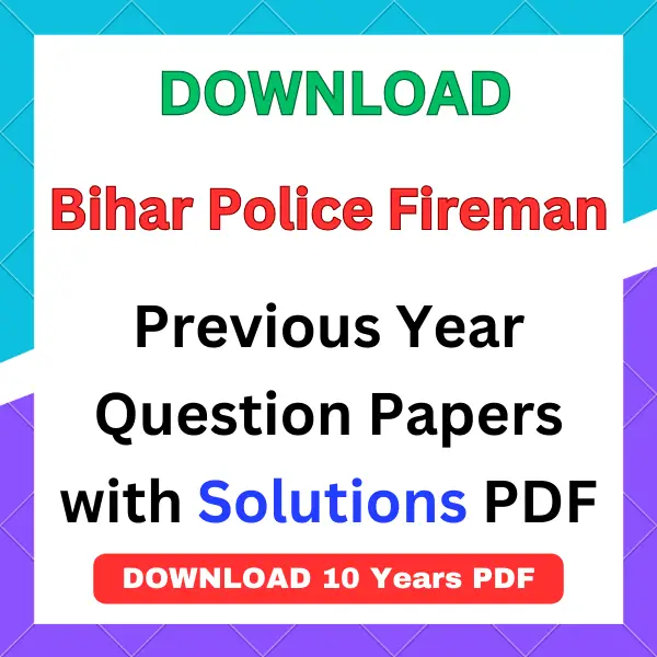 Bihar Police Fireman question papers pdf