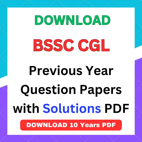 BSSC CGL previous year question papers pdf with answers