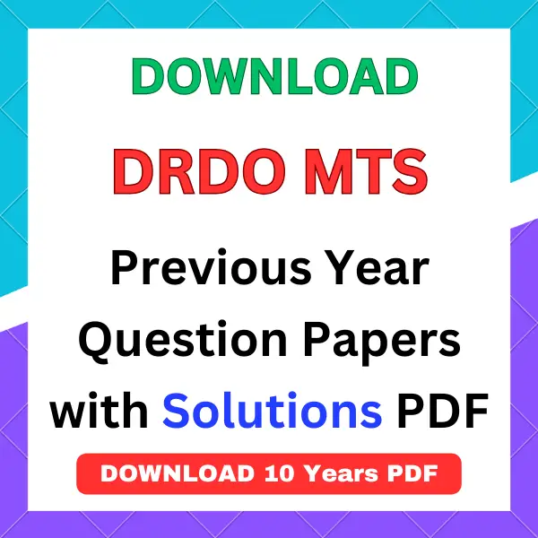 DRDO MTS previous year question papers pdf with answers