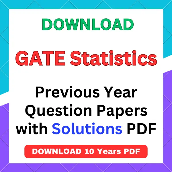 GATE Statistics previous year question papers pdf with answers