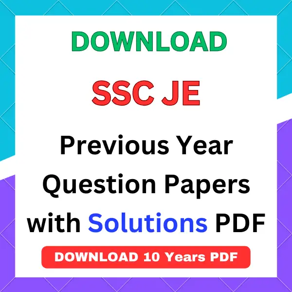 SSC JE Previous Year Question Papers