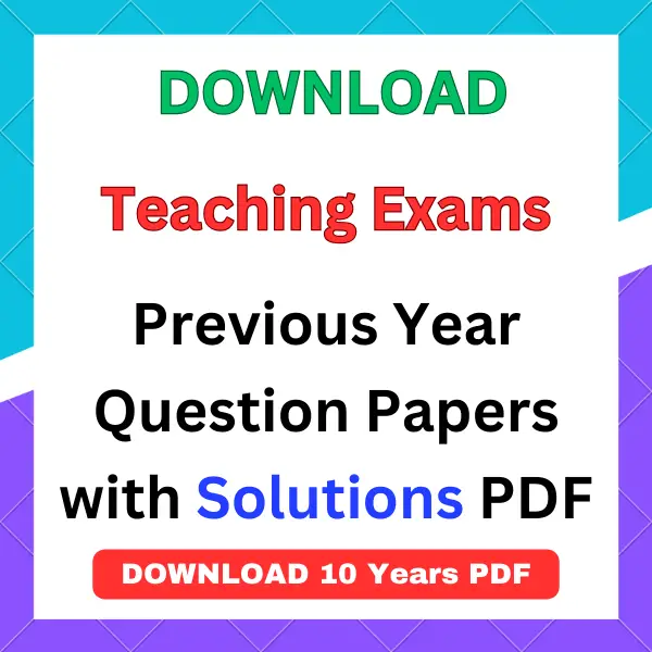 Teaching Exams Question Papers