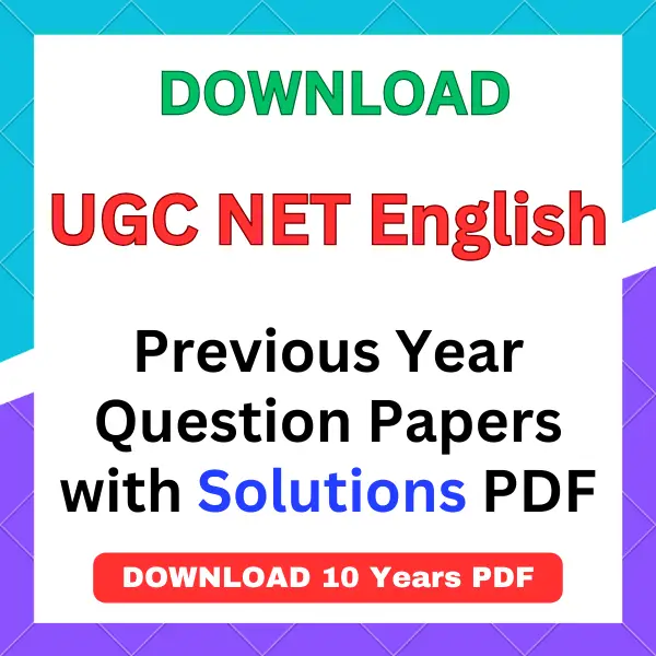 UGC NET English previous year question papers pdf with answers