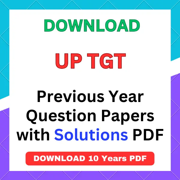 UP TGT previous year question papers pdf with answers